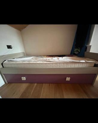 Letto singolo con cassetto