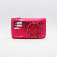 Nikon Coolpix S3500 Fotocamera Digitale rossa