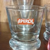 5 bicchieri aperol vintage