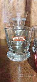 5 bicchieri aperol vintage