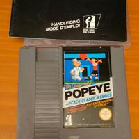 POPEYE Nintendo NES con Libretto