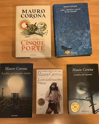 Set 5 libri di Mauro Corona a 9 €. Ed.Mondadori.