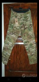 pantaloni militari sci caccia multicam 