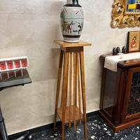 Trespolo reggi vaso piante legno massello