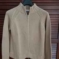 Cardigan in cotone beige