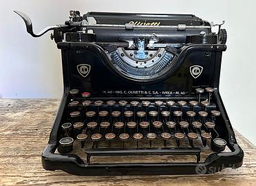 Macchina da scrivere Olivetti M40 primissima serie