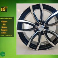 Cerchi in Lega 16" Citroen Peugeot e altri