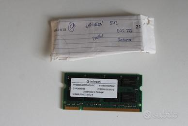 Retro computing Infineon 512MB DDR1 333MHz PC2700