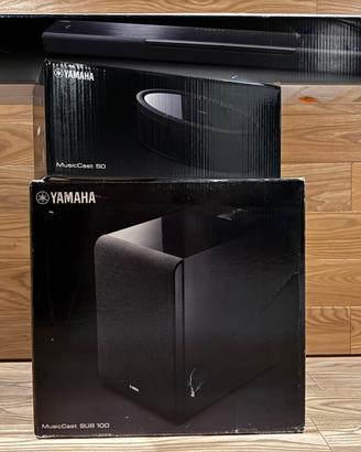 Yamaha MusicCast Soundbar + Subwoofer + Speaker