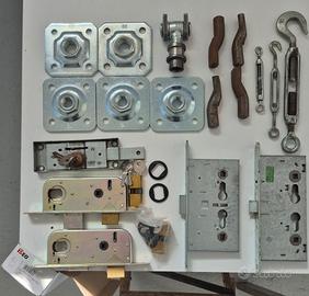 SERRATURE, PIASTRE E ACCESSORI VARI. 