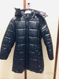 Giubotto blu’con cappuccio