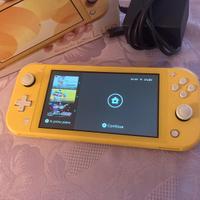 Nintendo switch lite gialla