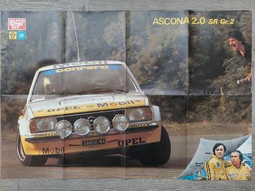 poster Autosprint opel Ascona Rally