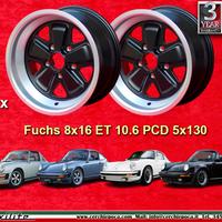 2 pz cerchi Porsche Fuchs 8x16 ET10.6 5x130