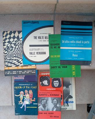 spartiti musicali anni 70