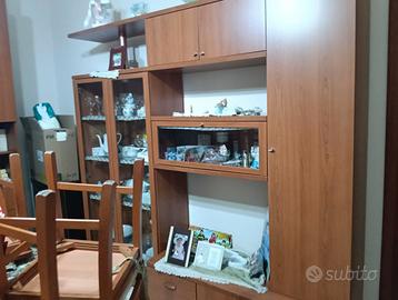 Parete attrezzata ciliegio