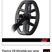 Metaldetector piastra v8 vanquish