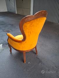 poltrona stile Luigi XV