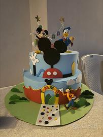 torta topolino in gomma eva 