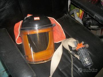 Casco protezione  per Verniciare  Sabbiare ecc.