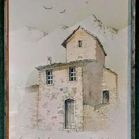 Quadro Paesaggio Invernale cm 33 x 42 