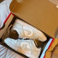 Nike Dunk low white/photon dust-white 35.5 donna