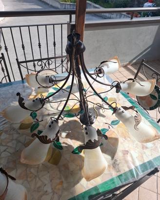 lampadario e applique