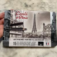 Set scatola metallo matite e carré Pierre Noire