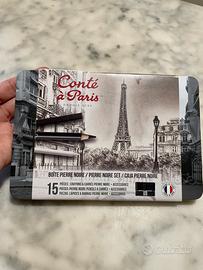 Set scatola metallo matite e carré Pierre Noire