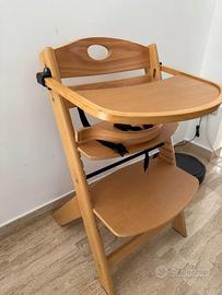 Seggiolone ecolutivo in legno