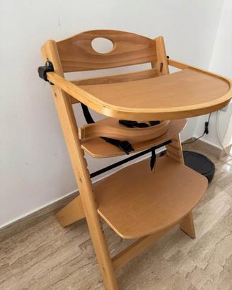 Seggiolone ecolutivo in legno
