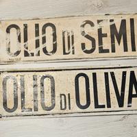 coppia lamierini da drogheria 