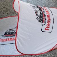 Telo portatile parasole spiaggia logo Fisherman's 