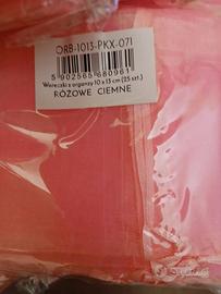 Sacchetti rosa in organza