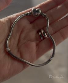 bracciale pandora originale chiusura a cuore
