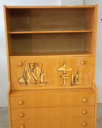 Scrivania mobiletto anni 70 