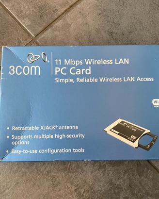 3Com 11 Mbps WIRELESS LAN PC CARD 3CRWE62092B