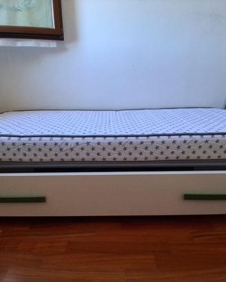 Letto pieghevole e materasso