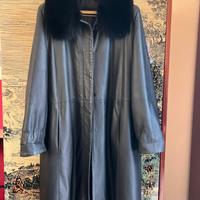 Cappotto in pelle