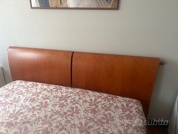 Letto matrimoniale La Falegnami in ciliegio