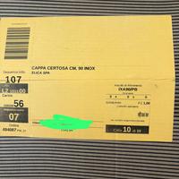 Cappa Certosa turboair inox