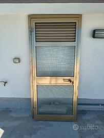 Porta alluminio e vetro