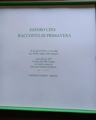 Sandro Chia Racconto di Primavera