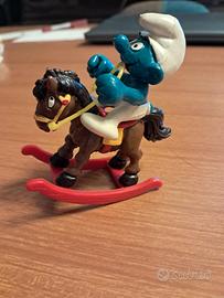 Puffo sul cavallo a dondolo 40221