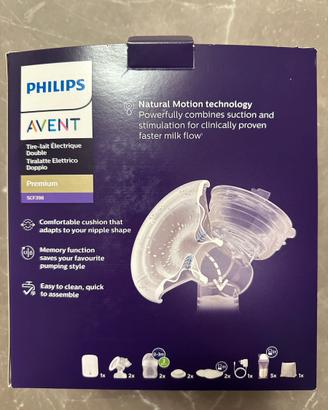 Philips Avent Tiralatte Elettrico Doppio SCF398