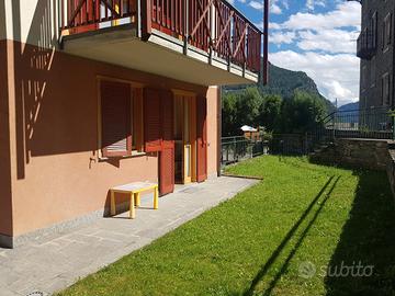 Trilocale con giardino