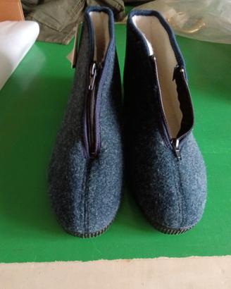 Ciabatte invernali con zip