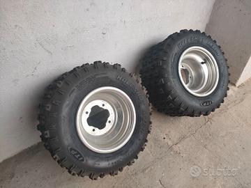 Gomme + cerchi quad Yamaha