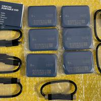 x6 CRUCIAL x10 SSD 8tb