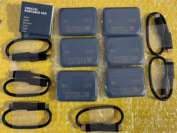 x6 CRUCIAL x10 SSD 8tb